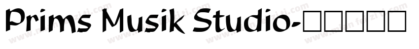 Prims Musik Studio字体转换